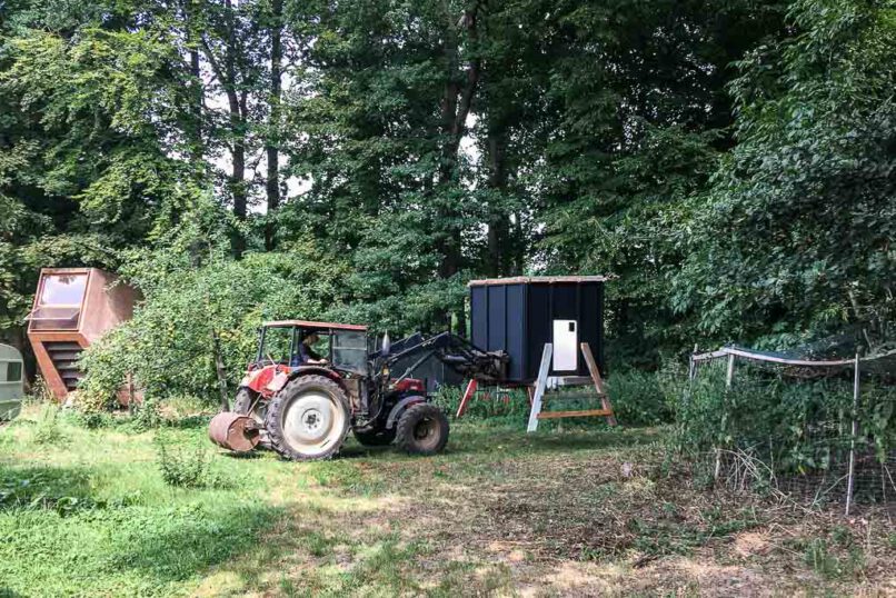 begehbare camera obscura Birgit hampel KulturGut Poggenhagen Parkbeben 2022